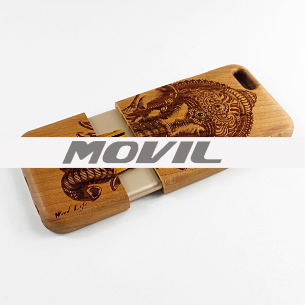 NP-2385 Funda de auténtica madera de bambú para iPhone 6-6